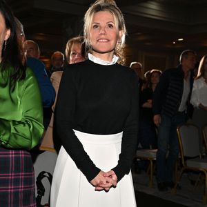 Christian Estrosi, le maire de Nice, accompagné de sa femme la journaliste et chroniqueuse de télé, Laura Tenoudji, a participé à la réunion de rentrée des Amis du Maire organisé dans la salle de spectacle du Palais de la Méditerranée à Nice, le 20 janvier 2023.
 © Bruno Bebert/Bestimage