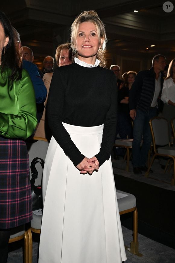 Christian Estrosi, le maire de Nice, accompagné de sa femme la journaliste et chroniqueuse de télé, Laura Tenoudji, a participé à la réunion de rentrée des Amis du Maire organisé dans la salle de spectacle du Palais de la Méditerranée à Nice, le 20 janvier 2023.
 © Bruno Bebert/Bestimage