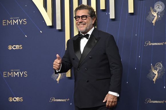 Emanuele Rabotti arrive avant la 77e édition des Primetime Emmy Awards au Peacock Theater à Los Angeles le dimanche 14 septembre 2025. Photo by John McCoy/UPI/ABACAPRESS.COM