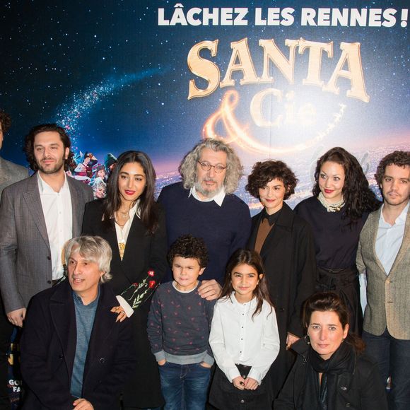 Invité, David Marsais, Pio Marmai, Golshifteh Farahani, Alain Chabat, Audrey Tautou, Louise Chabat, Bruno Sanches, Johann Dionnet, Alain Goldman, Simon Aouizerate, Tara Lugassy, invité arrivant à 'Santa & Cie' Paris au Pathe Beaugrenelle, le 3 décembre 2017, Paris, France. Photo by Nasser Berzane/ABACAPRESS.COM