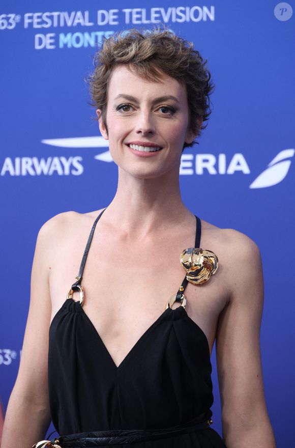 Sara Mortensen lors de la soirée d'ouverture de la 63ème édition du Festival de télévision de Monte-Carlo, Monaco, le 14 juin 2024. © Denis Guignebourg/BestImage