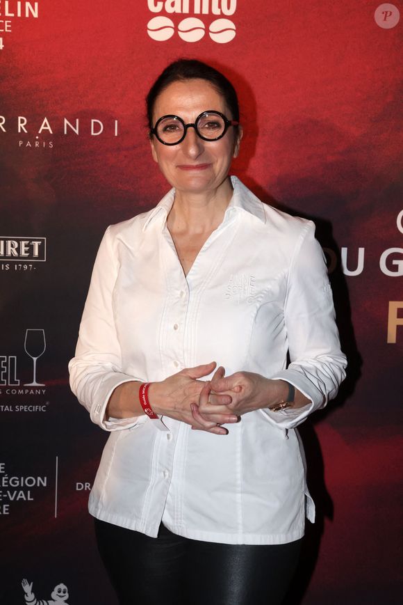 La Cheffe Anne-Sophie Pic "Restaurant Pic" à Valence - Photocall de la cérémonie de remise des Etoiles du Guide Michelin au Palais des Congrès de Tours le 19 mars 2024. © Jean-Marc Lhomer/Bestimage
