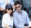 Et la légende veut tout dire : "Tristesse et manque pour certains. A l'amour éternel d'un enfant pour son père"
Gaspard Ulliel et Gaëlle Pietri dans les tribunes des Internationaux de Tennis de Roland Garros à Paris le 7 juin 2017 © Cyril Moreau-Dominique Jacovides/Bestimage