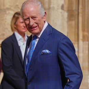 Le roi Charles III assiste au service des matines de Pâques à la chapelle Saint-Georges au château de Windsor, le 20 avril 2025.

Photo : Kirsty WIgglesworth / WPA-Pool