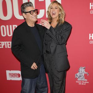 Marc Lavoine et Adriana Karembeu au photocall du "concerto pour la paix" de Omar Harfouch au Théâtre des Champs-Elysées à Paris le 18 septembre 2024.

© Coadic Guirec / Bestimage
