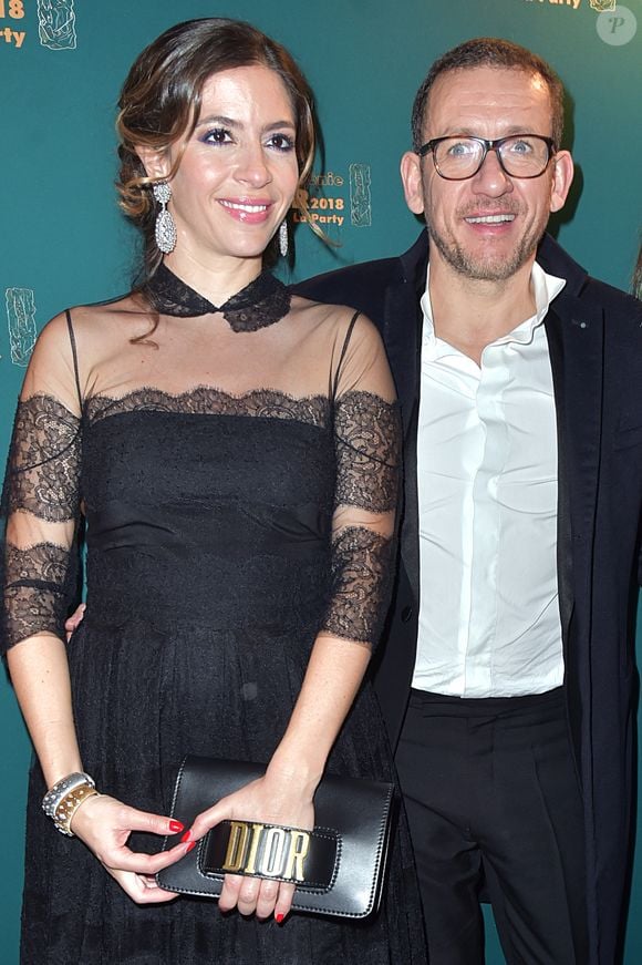 Dany Boon et Yaël au photocall de la soirée "César 2018 La Party" au Fouquet's à Paris, le 2 mars 2018.
© Giancarlo Gorassini/Bestimage