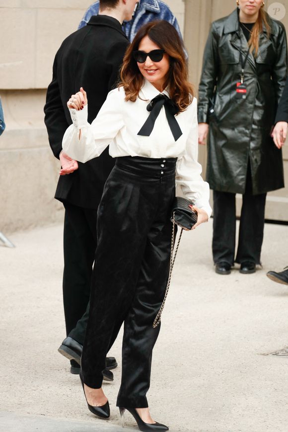 Elsa Zylberstein au défilé Chanel "Collection Prêt-à-Porter Automne/Hiver 2025-2026" lors de la Fashion Week de Paris (PFW), le 11 mars 2025

© Clovis / Guignebourg / Bestimage