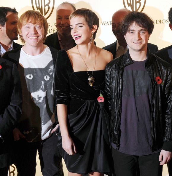 Daniel Radcliffe, Emma Watson et Rupert Grint en 2010 à Londres 
©GOFF INF / BESTIMAGE