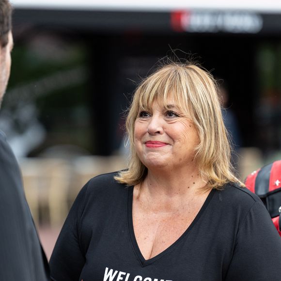 Michèle Bernier lors du tournage de l'émission "Panique au grand magasin" diffusée le 15 décembre 2025 sur TF1.

© Cyril Moreau/Bestimage
