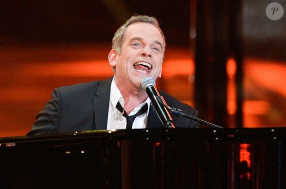 Le chanteur Garou (parrain du Téléthon 2016) - 30ème édition du Téléthon 2016 (AFMTéléthon) à l'hippodrome de Longchamp à Paris, France, le 3 décembre 2016. © Coadic Guirec/Bestimage