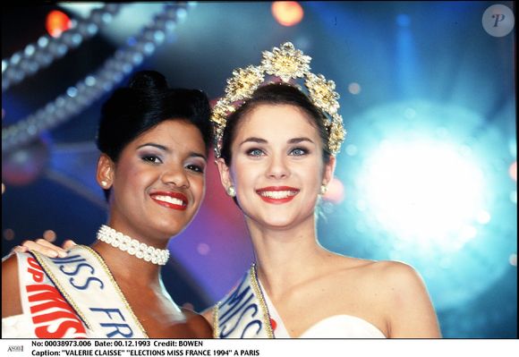 Valérie Claisse Miss France 1994. BOWEN / BESTIMAGE