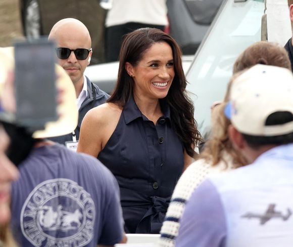 Santa Barbara, Californie. Le prince Harry (duc de Sussex) et son épouse Meghan sont apparus ensemble à l'événement One805 Live! au terrain de polo de Kevin Costner à Santa Barbara, en hommage aux premiers intervenants. Le couple est arrivé ensemble vers 17 h (20 septembre). 

© Backgrid USA / Bestimage