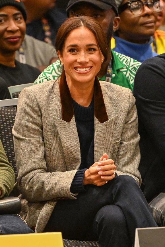 Meghan Markle aux Invictus Games lors d'un match de basket, le 9 février 2025