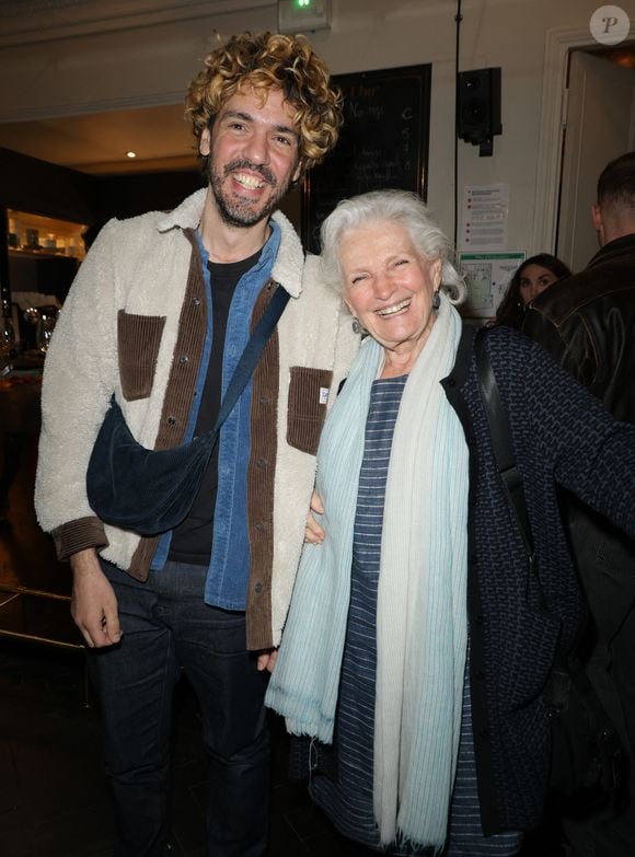 Exclusif - Rudy Milstein et Marie-Christine Barrault lors de la générale de la pièce "Amis pour la vie" au théâtre de l'Oeuvre à Paris le 24 avril 2025. La représentation est suivie d'un cocktail.

© Coadic Guirec / Bestimage
