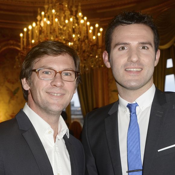 Laurent Romejko et Marc Hay - 12ème Forum international de la météo et du climat 2015 au Ministère des Affaires étrangères à Paris le 28 mars 2015.