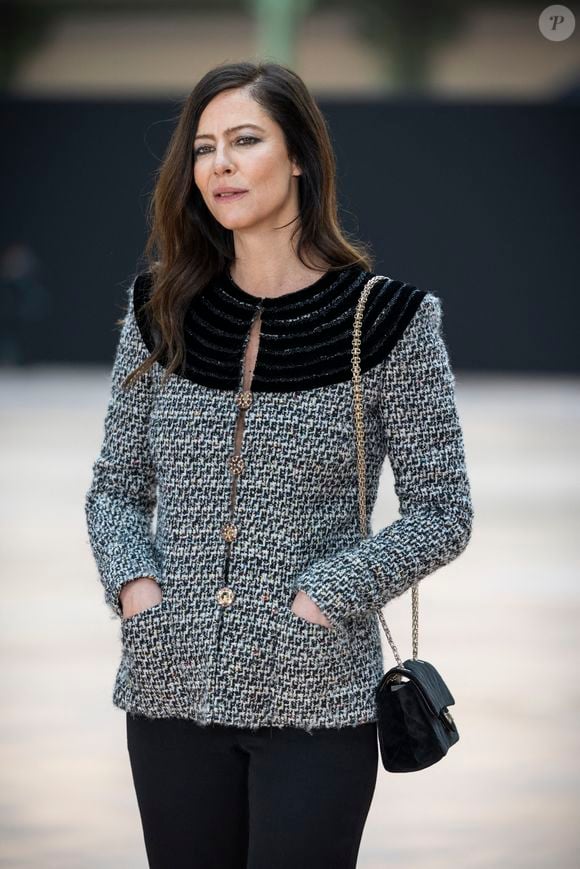 Anna Mouglalis au photocall du défilé Chanel Mode Féminine Prêt-À-Porter Automne/Hiver 2025-2026 lors de la Fashion Week de Paris (PFW) au Grand Palais, à Paris, France, le 11 mars 2025. © Olivier Borde/Bestimage