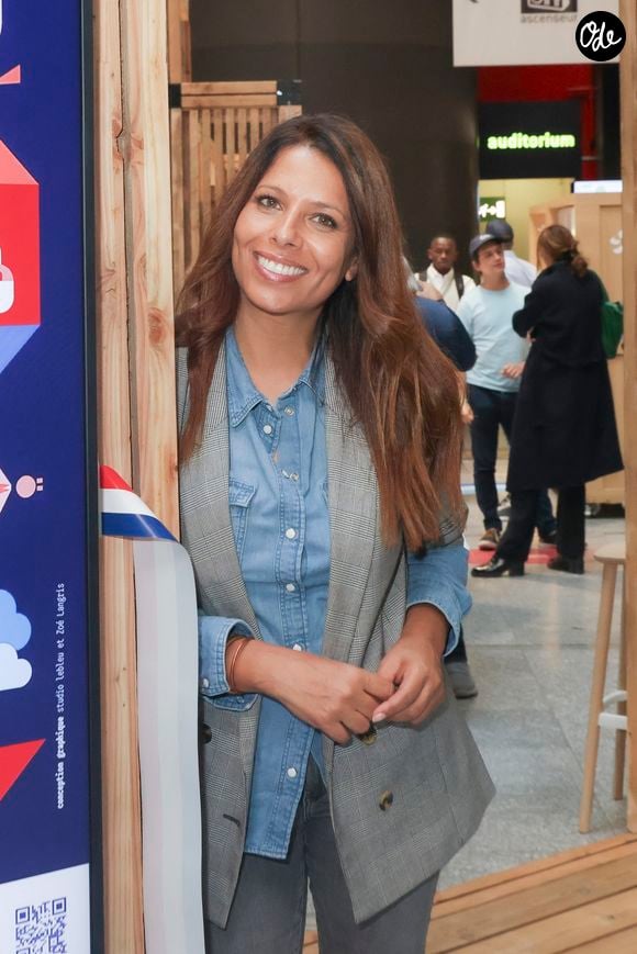 Il a été suivi par une pneumologue pendant deux ans.
Exclusif - Myriam Seurat (France Tv) lors de l'inauguration du 20ème Forum International Météo et Climat à Paris, France, le 6 octobre 2023. © Jack Tribeca/Bestimage