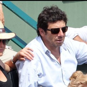 Celine Bosquet et Patrick Bruel - people à la quinzième journée des Internationaux de France de tennis de Roland Garros 2011. Rindoff-Jacovides / Bestimage