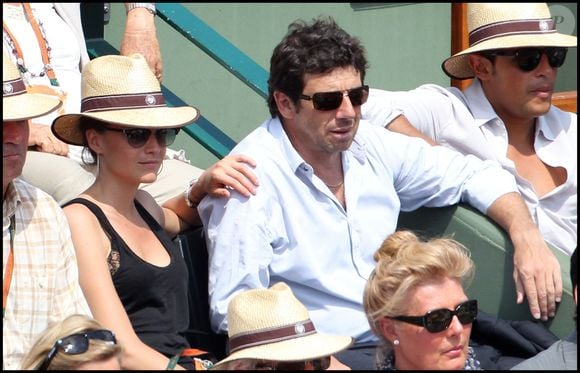 Celine Bosquet et Patrick Bruel - people à la quinzième journée des Internationaux de France de tennis de Roland Garros 2011. Rindoff-Jacovides / Bestimage