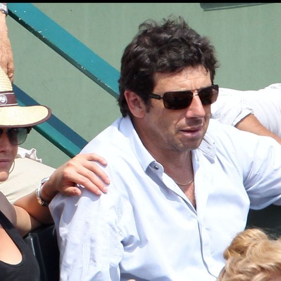 Celine Bosquet et Patrick Bruel - people à la quinzième journée des Internationaux de France de tennis de Roland Garros 2011. Rindoff-Jacovides / Bestimage