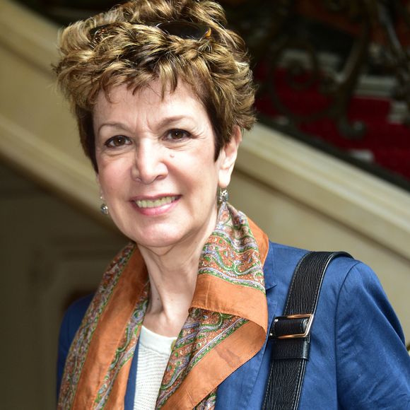 Catherine Laborde - Conférence de presse de l'opération "La flamme Marie Claire" à l'hôtel Le Marois à Paris le 15 juin 2015. Giancarlo Gorassini/Bestimage