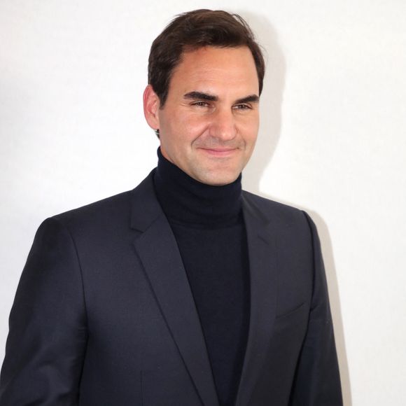 Roger Federer au défilé de mode Haute-Couture Christian Dior au musée Rodin lors de la Fashion Week Printemps-été 2023 de Paris, France, le 23 janvier 2023.  © Bertrand Rindoff Petroff/Bestimage