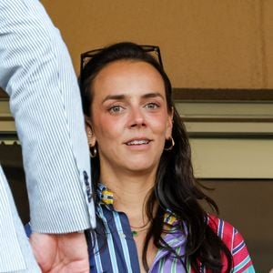 Pauline Ducruet lors du match de football caritatif au stade Louis II de Monaco opposant les Barbagiuans aux pilotes de l'équipe Nazionale Piloti dans le cadre de la "Racing Stars Football Cup" le 3 juin 2026. © Albuquerque/Bestimage