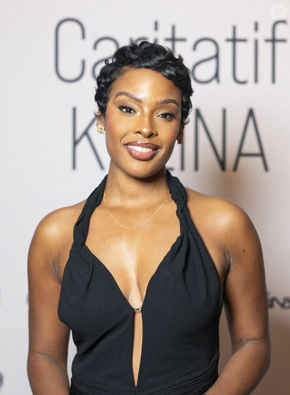 Semi-exclusif - Angelique Angarni-Filopon - Dîner de Gala "Kelina" au restaurant Le Pré Catelan à Boulogne-Billancourt le 24 novembre 2025. F. Coquerel (Miss France 2014) a organisé ce gala de charité pour son association Kelina pour venir en aide aux populations du Bénin, pays d'origine de sa maman et a récolté 98 500 euros. © Pierre Perusseau/Bestimage