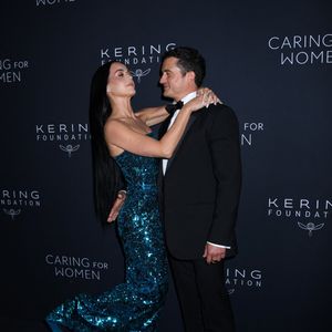 September 9, 2024, New York, New York, United States: Katy Perry and Orlando Bloom attend Kering Foundation Third Annual Caring for Women Dinner at The Pool in New York. September 9, 2024. © Photo Image Press / Zuma Press / Bestimage