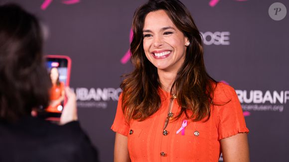 Exclusif - Marine Lorphelin (Miss France 2013) - Soirée de lancement "Octobre Rose" organisée par l'association Ruban Rose présentée par I. Ithurburu à Paris le mardi 30 septembre 2025. 
© Léa Maï - Léo Trotin - association Ruban Rose / Bestimage