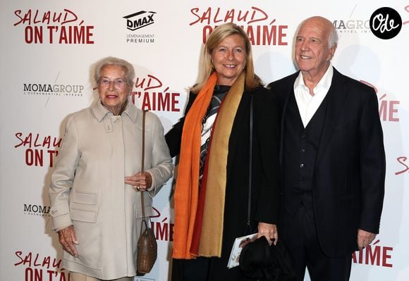 Monique Bouygues, Corinne Bouygues, Sergio Gobbi - Avant-première de 'Salaud on t'aime' à l'UGC Normandie sur les Champs-Elysées à Paris le 31 mars 2014. © DOMINIQUE JACOVIDES / BESTIMAGE