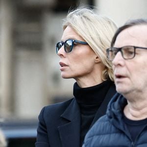 Sylvie Tellier - Obsèques d'Isabelle Mergault à la Coupole du Père-Lachaise à Paris le 30 mars 2026. © Cyril Moreau - Dominique Jacovides / Bestimage