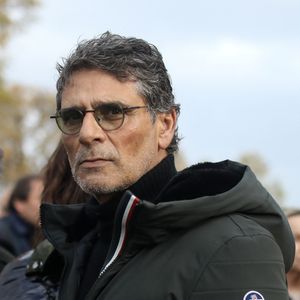 Pascal Elbé lors d'une marche contre l'antisémitisme à Paris, le 12 novembre 2023 © Stéphane Lemouton / Bestimage