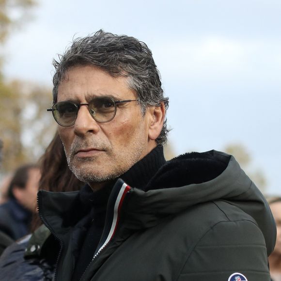 Pascal Elbé lors d'une marche contre l'antisémitisme à Paris, le 12 novembre 2023 © Stéphane Lemouton / Bestimage