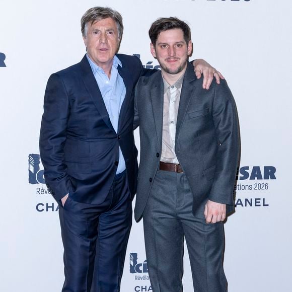 François Cluzet, Jean Chevalier - Photocall du dîner des Révélations César 2026 à l'Elysée Montmartre à Paris, France, le 19 janvier 2026.
 
© Olivier Borde / Bestimage