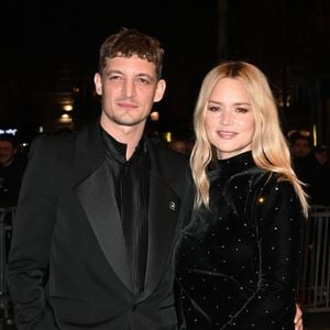 Niels Schneider et sa compagne Virginie Efira - Photocall au Fouquet's après la 48ème cérémonie des César à Paris © Coadic Guirec / Bestimage