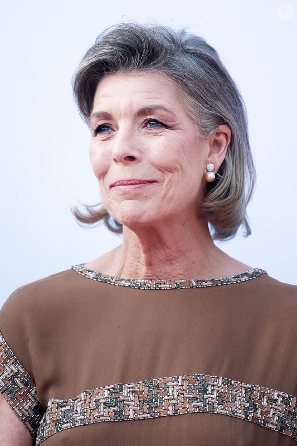 La princesse Caroline de Hanovre assiste au concert d'été de la Croix-Rouge le 16 juillet 2021 à Monte-Carlo, Monaco. Photo par David Niviere/ABACAPRESS.COM