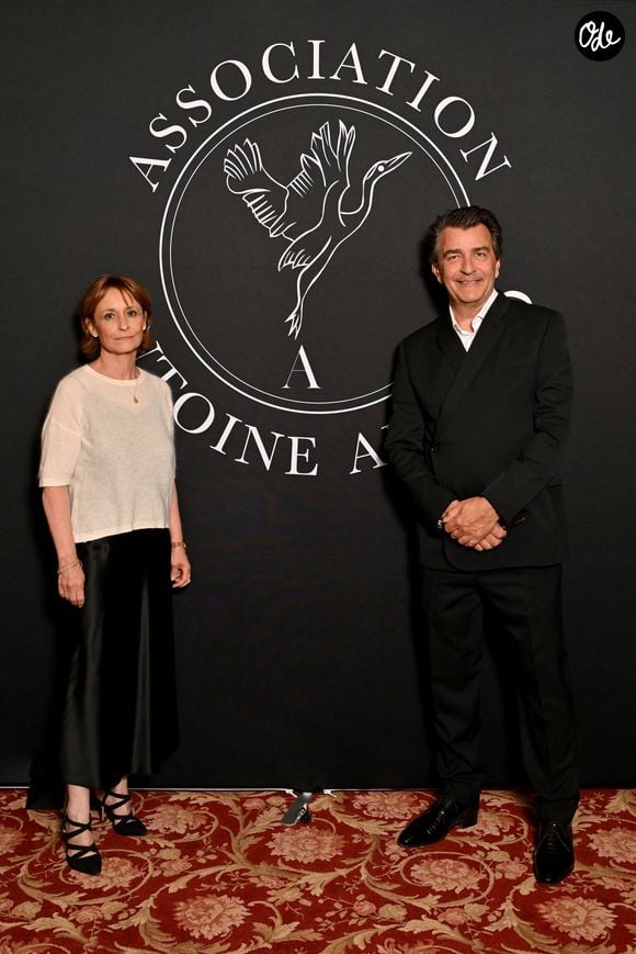 Exclusif - Yannick Alléno et son ex-femme Isabelle Mescam-Alléno lors de la vente de charité de l'Association Antoine Alléno "Formula One For Life" qui a réuni le monde de la Formule 1 autour de la sécurité routière à l'hôtel Hermitage à Monaco, le 5 mai 2026, en marge du Grand Prix de F1. © Bruno Bebert/Bestimage