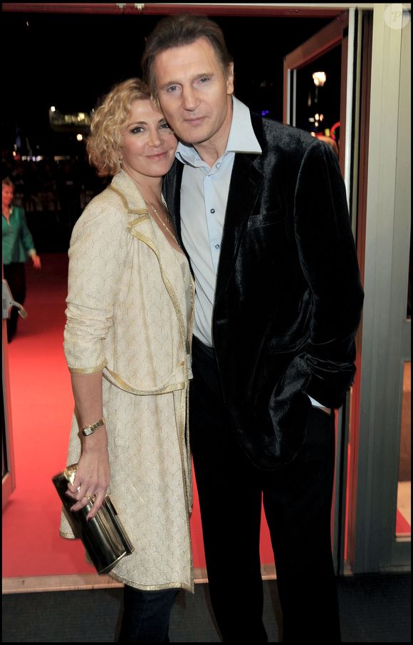 Liam Neeson et Natasha Richardson - Première du film "The Other man" au 52e festival du film de Londres  GOFF INF / BESTIMAGE