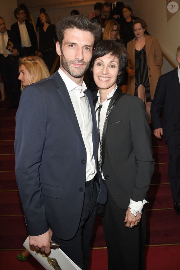 Marie-Claude Pietragalla et son mari Julien Derouault - 30ème cérémonie des Molières 2018 à la salle Pleyel à Paris, France, le 29 mai 2018. © Coadic Guirec/Bestimage