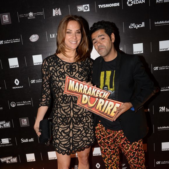 Exclusif - Jamel Debbouze et sa femme Melissa Theuriau au cocktail "Aftershow" dans le cadre du festival Marrakech du Rire 2016. Marrakech, le 4 juin 2016.
© Bellak Rachid/Bestimage