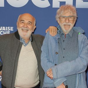 Gérard Jugnot et Pierre Richard - Avant-première du film "Mauvaise pioche" au Publicis Cinémas à Paris le 23 mars 2026. © Coadic Guirec/Bestimage