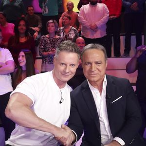 Exclusif - Matthieu Delormeau, Fabien Lecoeuvre, sur le plateau de TBT9 présenté par C.Hanouna, et diffusé en direct sur W9, Paris, France, le 11 novembre 2025. © Jack Tribeca / Bestimage