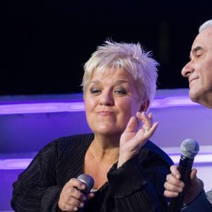 Exclusif - Mimie Mathy, Michel Fugain - Enregistrement de l'émission "Hier Encore", présentée par Virginie Guilhaume et diffusée sur France 2 en prime time le 1er février, a l'Olympia a Paris. Le 9 janvier 2014