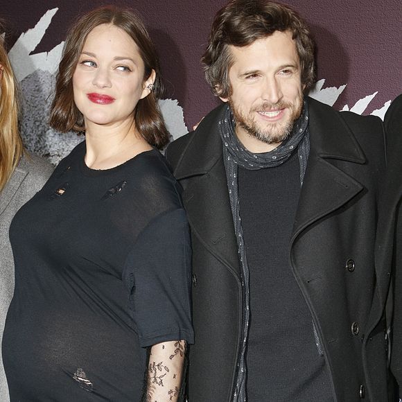 Marion Cotillard (enceinte) et Guillaume Canet - Avant-première du film "Rock'n Roll" au Pathé Beaugrenelle à Paris le 13 février 2017. © Christophe Aubert via Bestimage