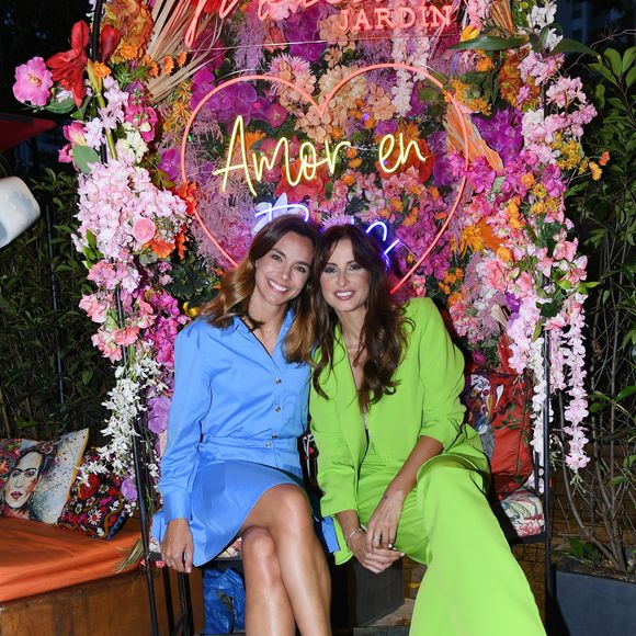 Exclusif - Malika Ménard et Marine Lorphelin - M.Ménard fête son 36ème anniversaire au "Medellin Jardin" à Paris, le 23 juillet 2023. © Rachid Bellak / Bestimage