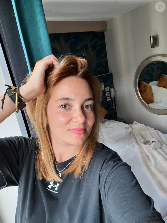 L'ancienne candidate de "Mariés au premier regard" Delphine pose sur Instagram, le 8 juillet 2024
