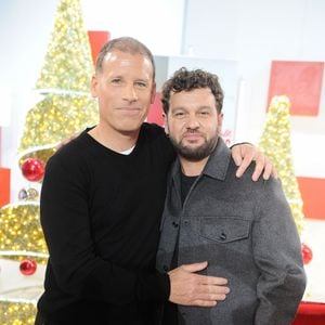 Exclusif - Mathieu Baumel et Claudio Capéo - Enregistrement de l'émission Vivement dimanche au studio Rive gauche, présentée par Michel Drucker le 16 décembre 2025. . Diffusion sur France 3 le 04/01/2026 . © Guillaume Gaffiot / Bestimage