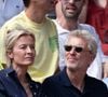 Depuis inséparables, les tourtereaux se soutiennent dans leurs projets respectifs. Elle vient le retrouver sur ses tournages et lui respecte ses choix de carrière...  

Hortense Brogniart et Denis Brogniart en tribune Jour 9 lors des Internationaux de France 2026 à Roland Garros le 01 juin 2026 à Paris, France. Photo Nasser Berzane/Abaca