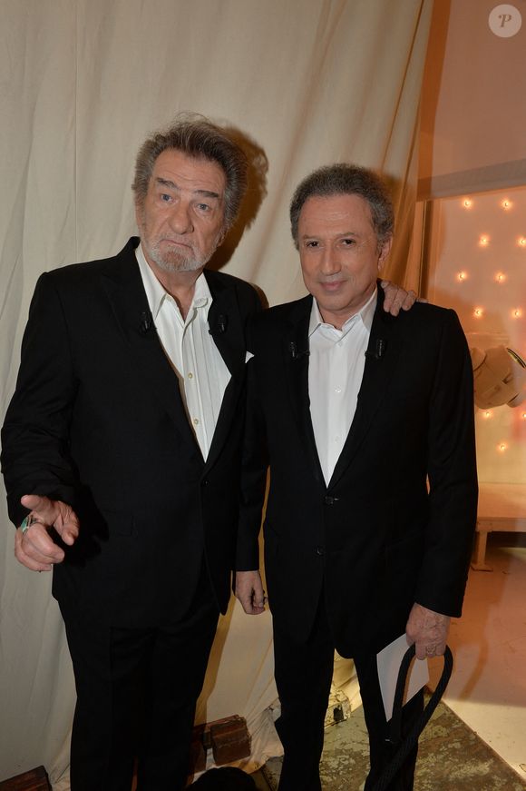 Les deux amis se sont rencontrés sur le plateau de Michel Drucker

Eddy Mitchell et Michel Drucker lors de l'enregistrement de Vivement Dimanche le 22 janvier 2014 à Paris, France. Photo by Max Colin/ABACAPRESS.COM
